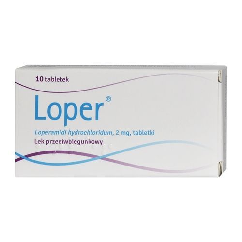 Loper, 2 mg, tabletki, opakowanie po 10 tabletek.