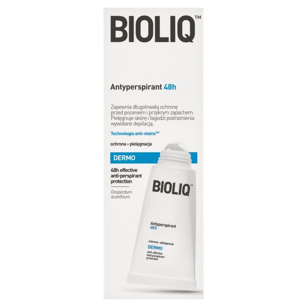 Bioliq Dermo, antyperspirant 48h, roll-on, 50 ml