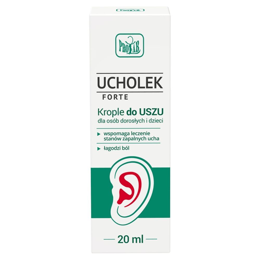 Ucholek forte, krople do uszu, 20 ml