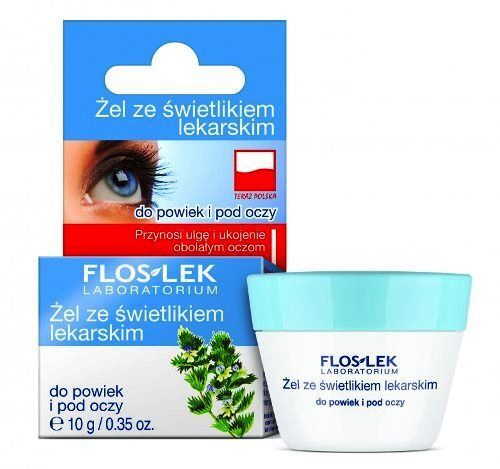 Flos-Lek Laboratorium Pielęgnacja Oczu, żel ze świetlikiem lekarskim, 10 g