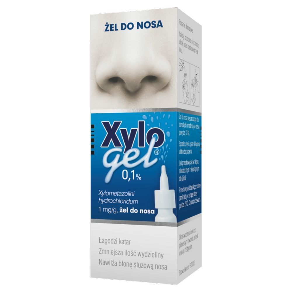 XYLOGEL 0,1%, żel do nosa, 10 g