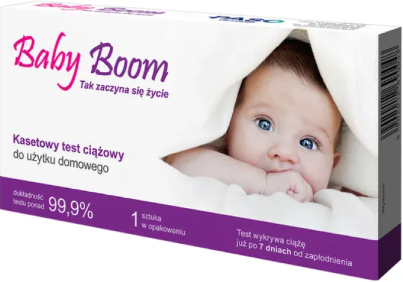 Baby Boom, test ciążowy kasetowy, 1 szt.
