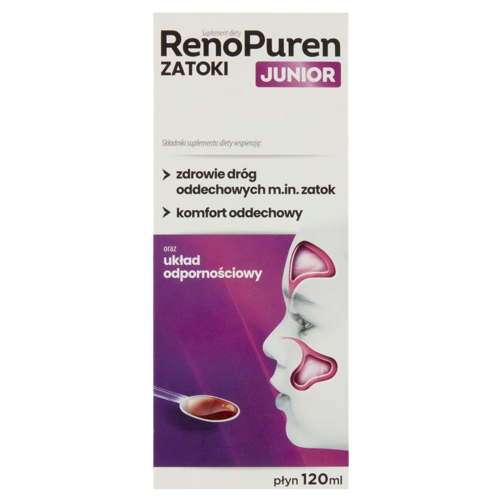 RenoPuren Zatoki Junior, płyn, 120 ml