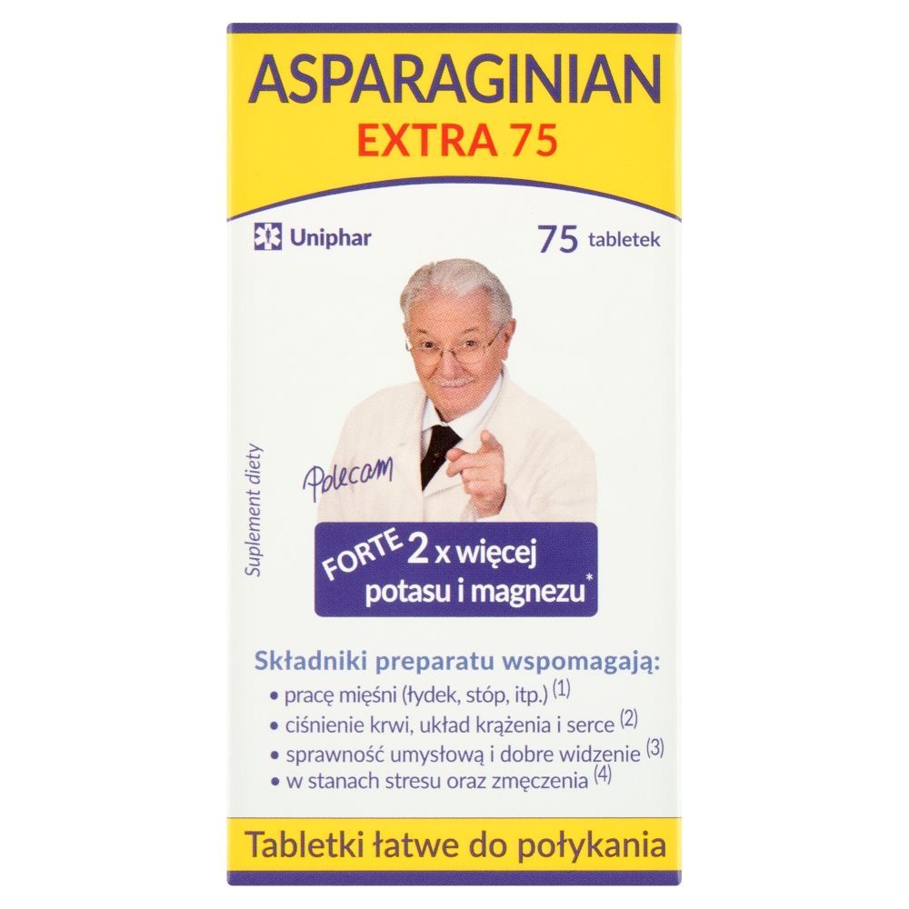 AsparaginianExtra, tabletki, 75 szt.