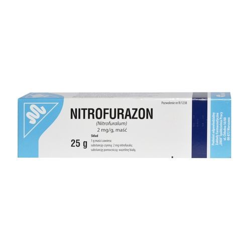 Nitrofurazon, 2 mg/g, maść, 25 g