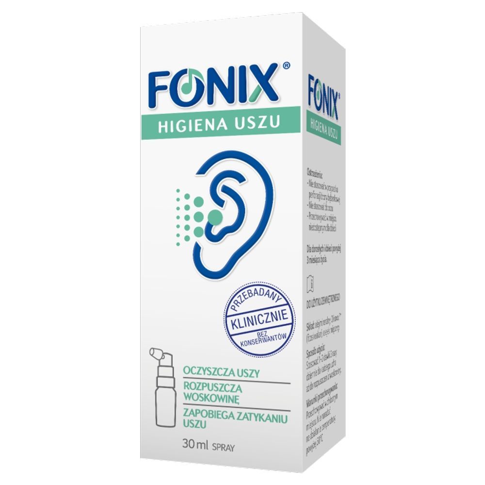 Fonix Higiena Uszu, spray, 30 ml