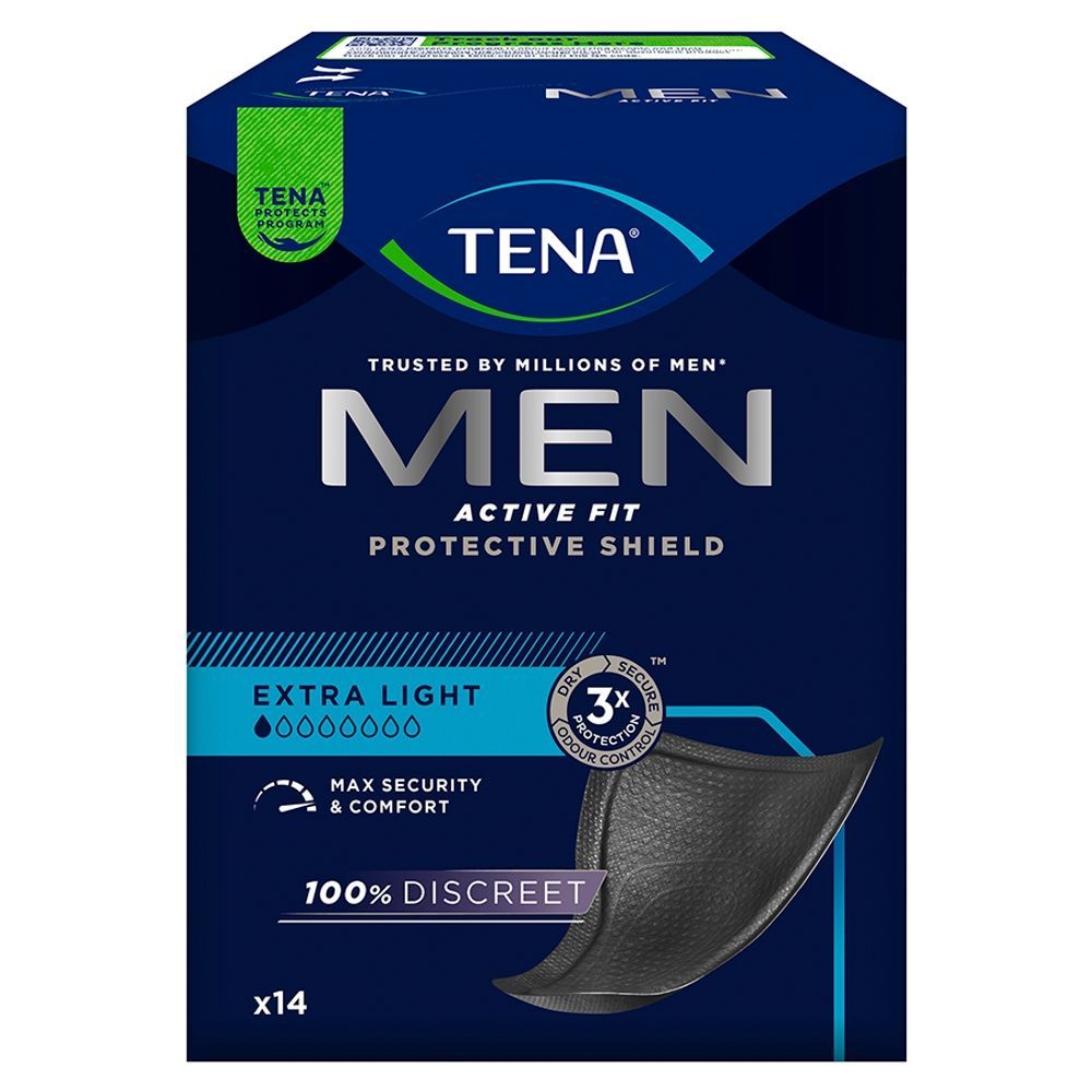 TENA Men Extra Light, wkłady anatomiczne, 14 szt.