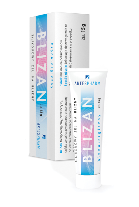 Blizan silikonowy żel na blizny, 15 g