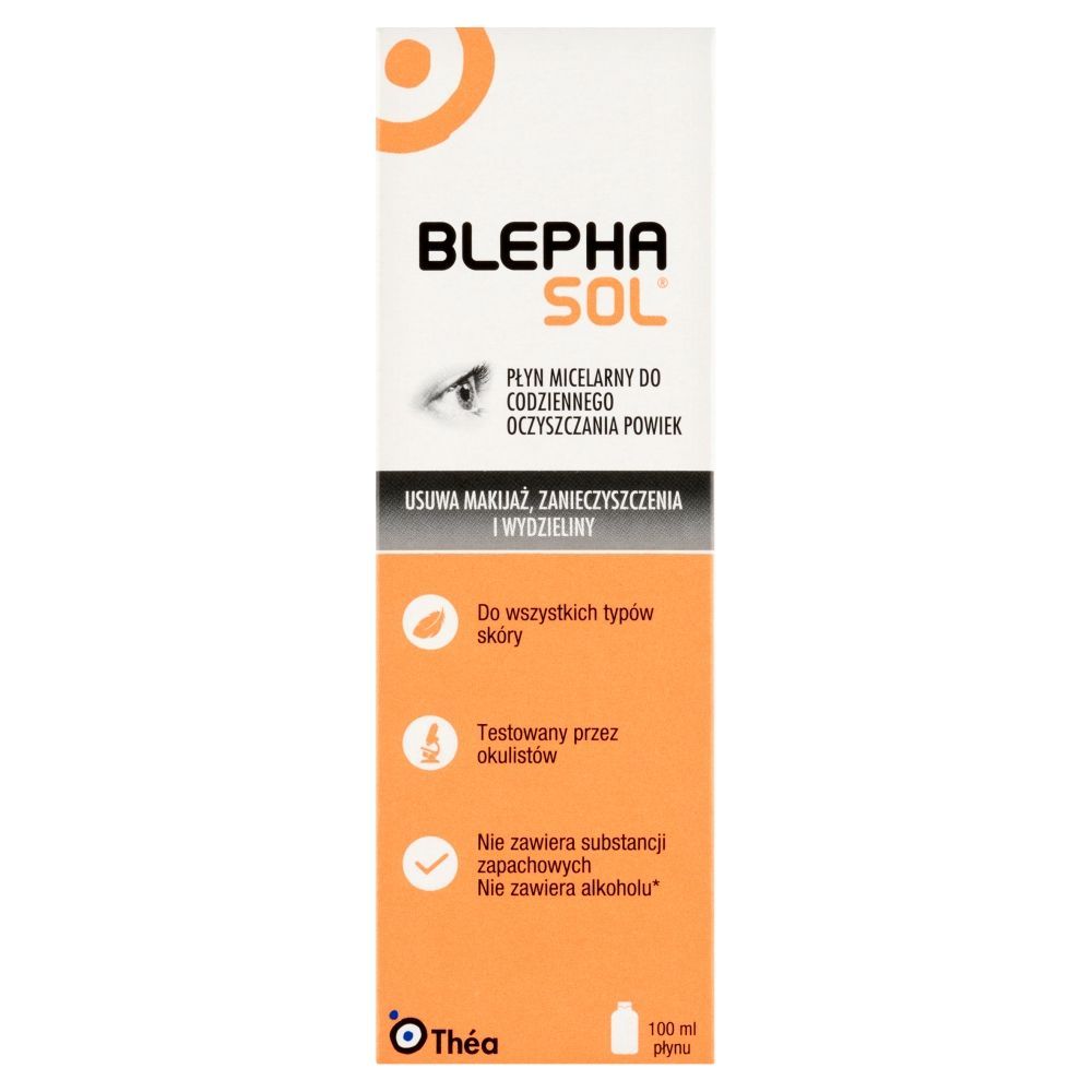 Blephasol, płyn micelarny do pielęgnacji wrażliwych powiek, 100 ml