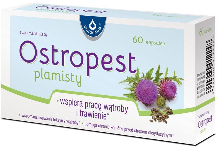 Ostropest plamisty, kapsułki, 60 szt. (Oleofarm)