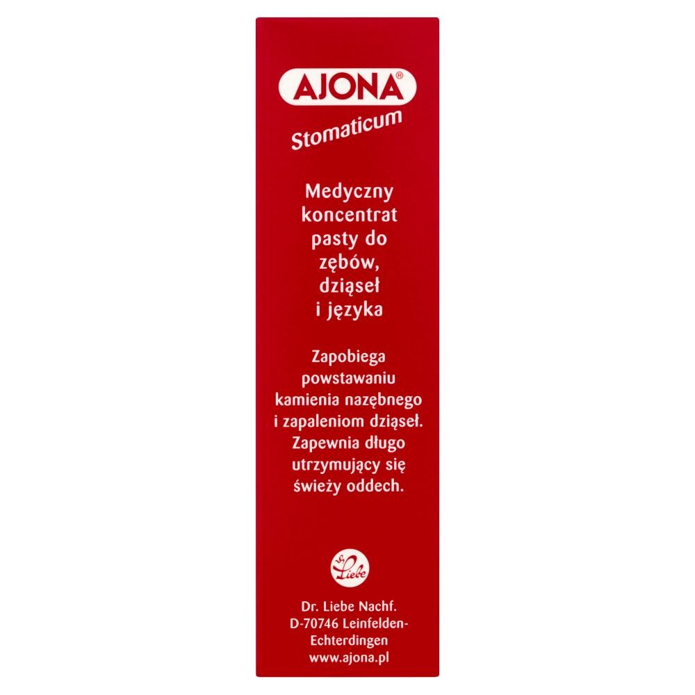 Ajona Stomaticum, koncentrat pasty do zęb&oacute;w, 6 ml