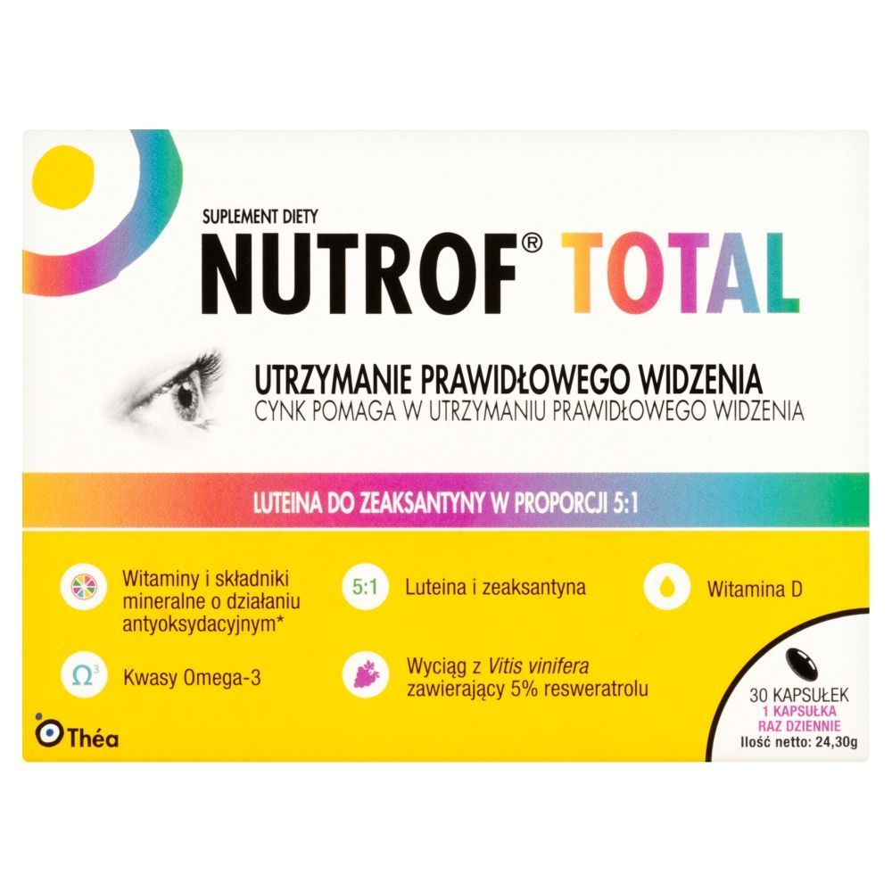 Nutrof Total, kapsułki z witaminą D3, 30 szt.