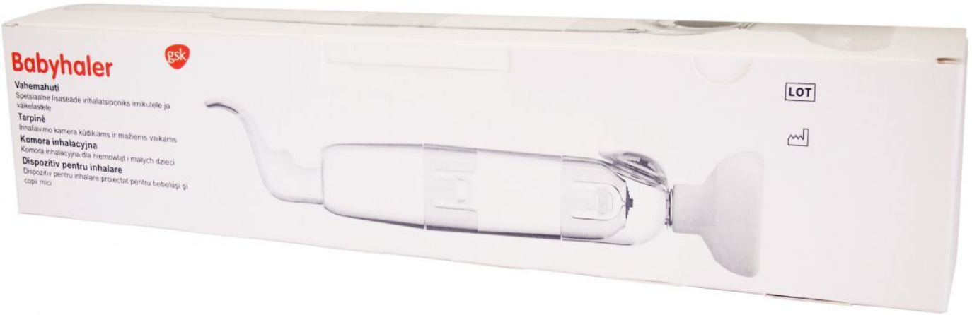 Babyhaler, komora inhal.,dla dzieci i niemowlat, 1 szt