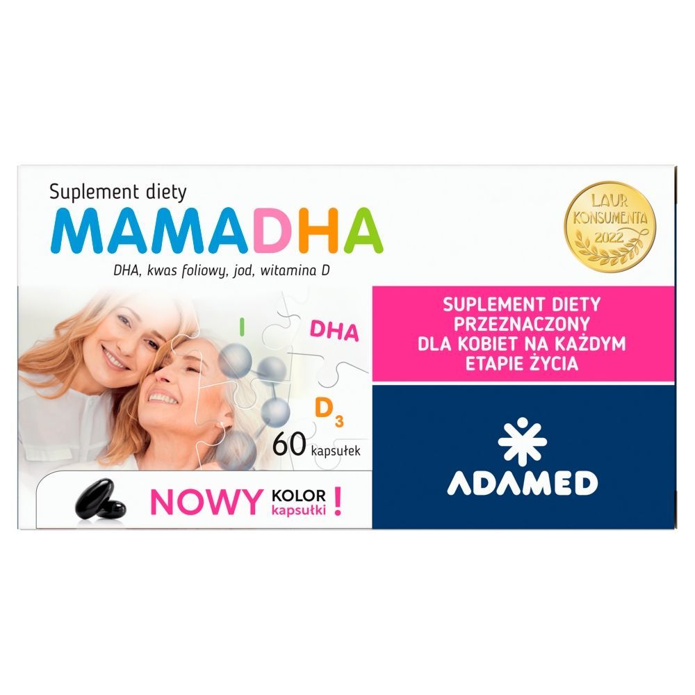 MamaDHA, kapsułki, 60 szt.