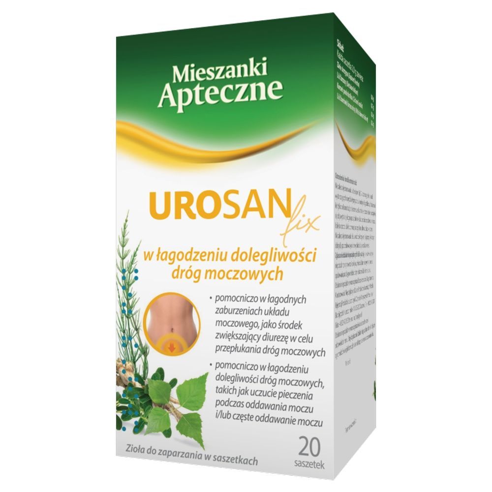 Urosan fix, zioła do zaparzania, 2 g, 20 saszetek