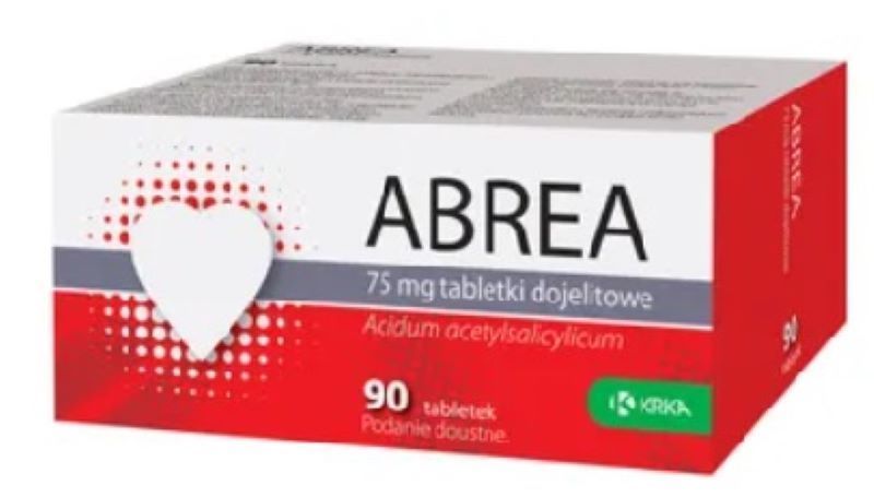 Abrea, 75 mg, tabletki dojelitowe, 90 tabletek dojelitowych