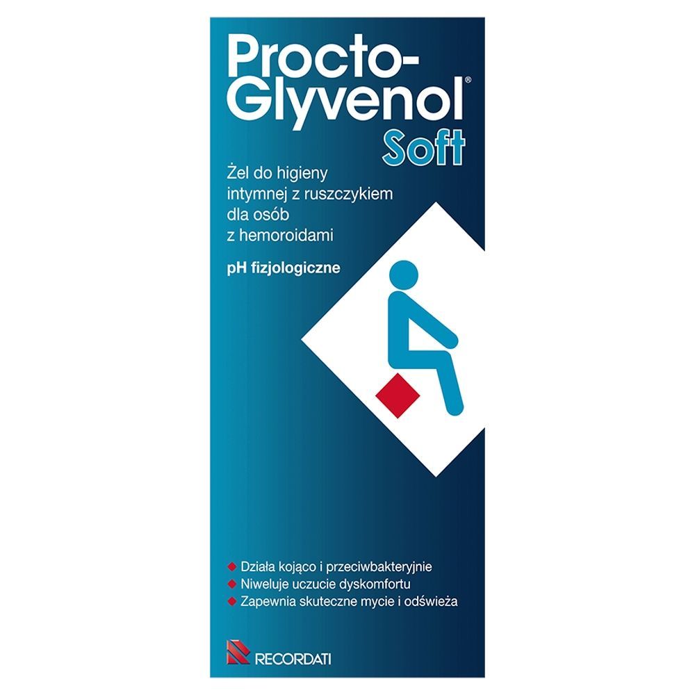 Procto-Glyvenol Soft, żel do higieny intymnej, 180 ml