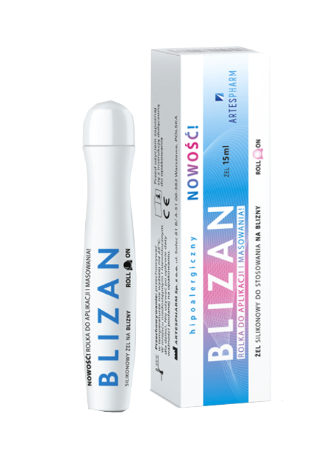 Blizan silikonowy żel na blizny, roll-on, 15 ml