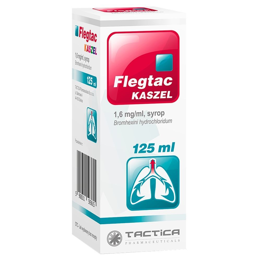 Flegtac Kaszel, 1,6 mg/ml, syrop, 125 ml