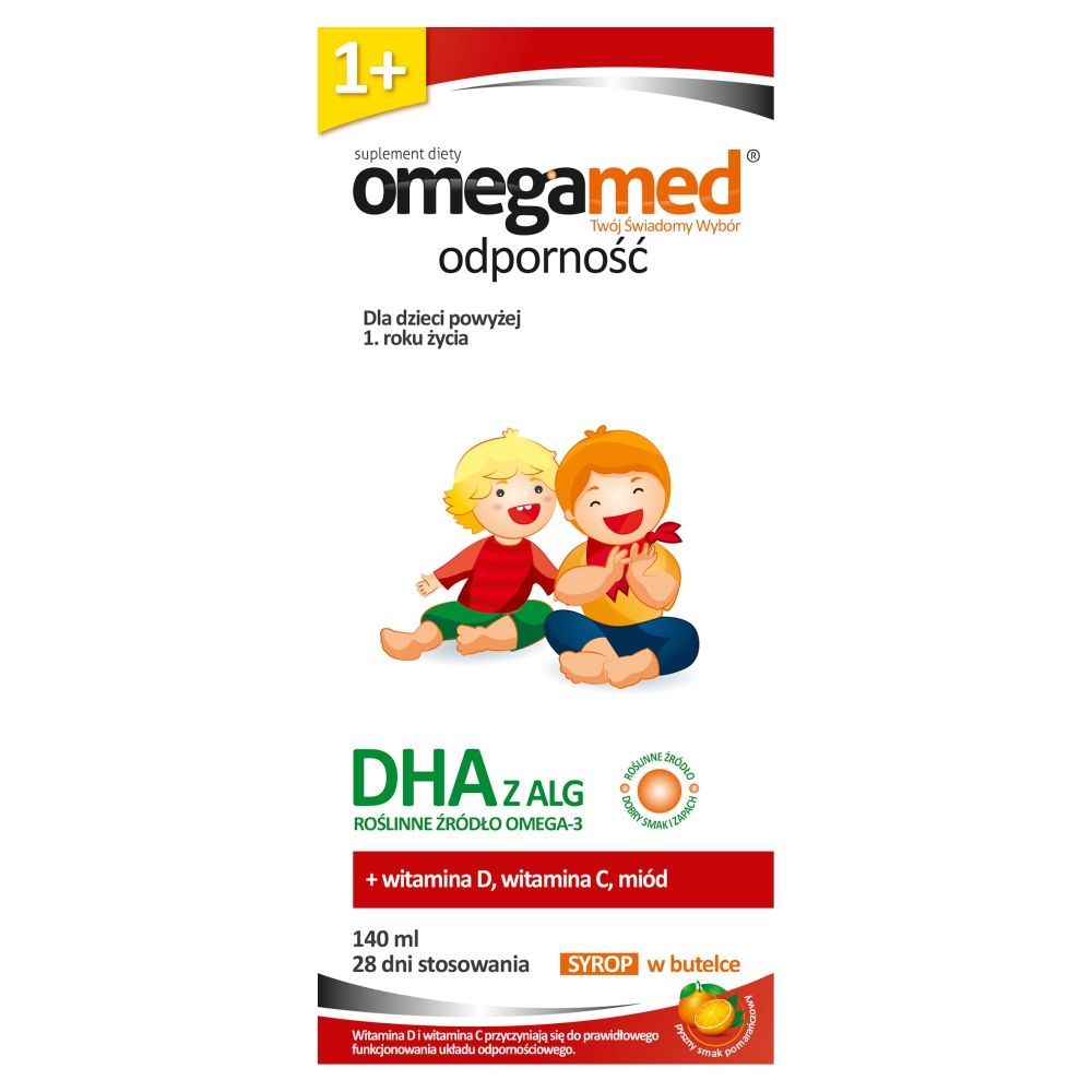 Omegamed Odporność 1+, syrop, 140 ml