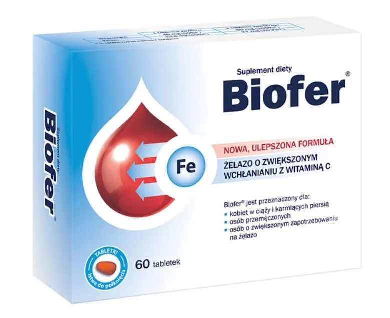 Biofer, tabletki, 60 szt.