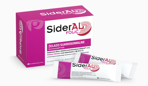 Sideral Folic, proszek w saszetkach, 20 szt.
