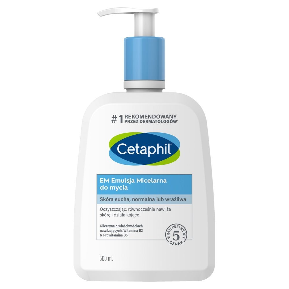 Cetaphil EM, emulsja micelarna do mycia, 500 ml