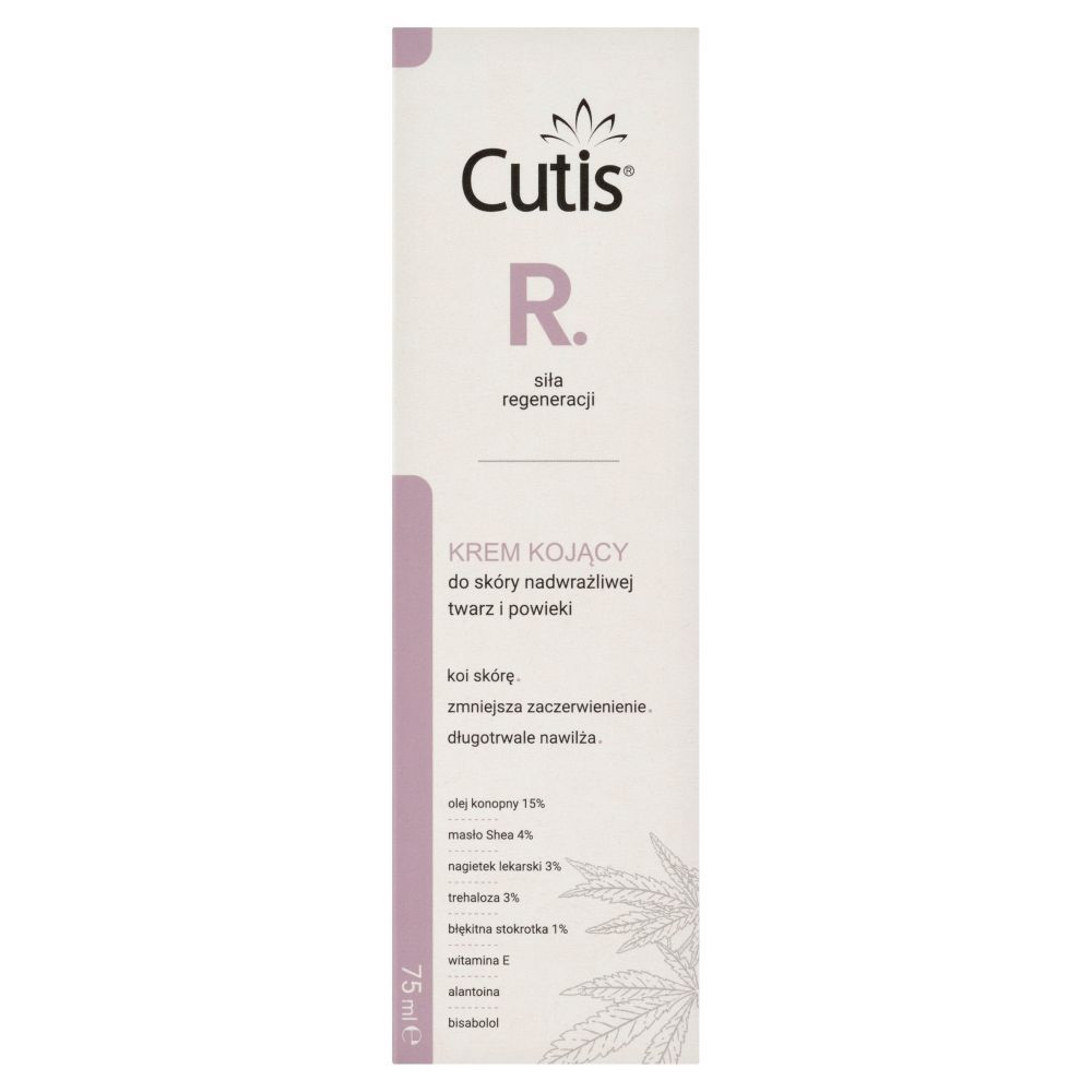 Cutis R-REGENERACJA, krem kojący do sk&oacute;ry nadwrażliwej &ndash; twarz i powieki, 75 ml