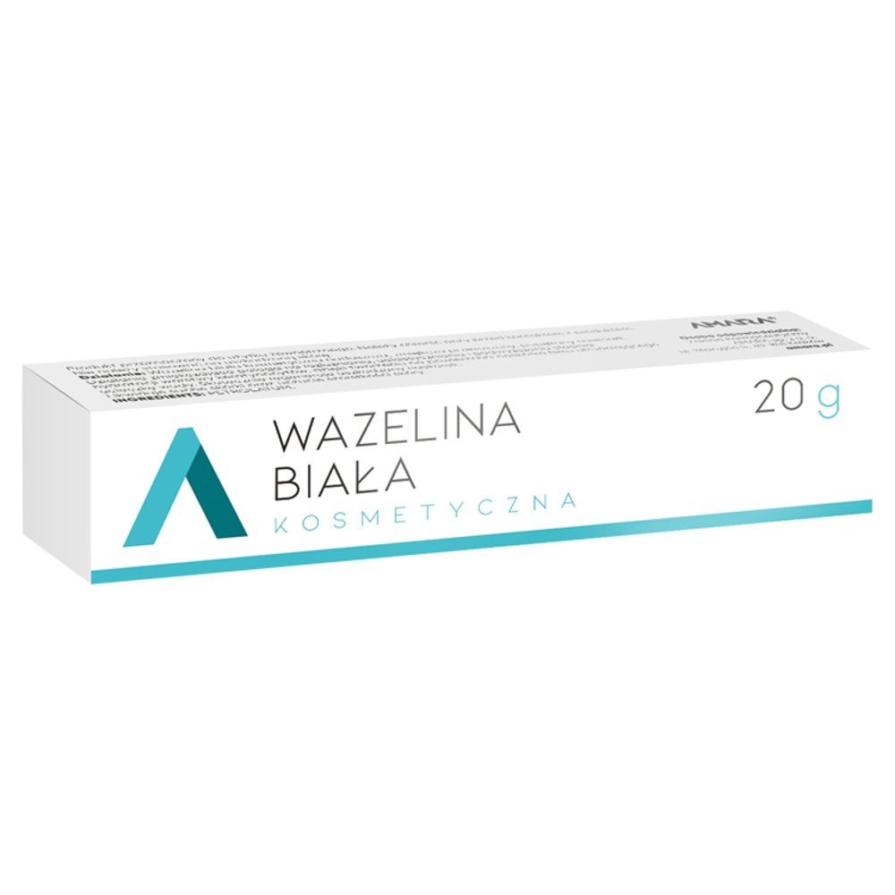 Wazelina biala,kosmetyczna,(Amara), 20 g