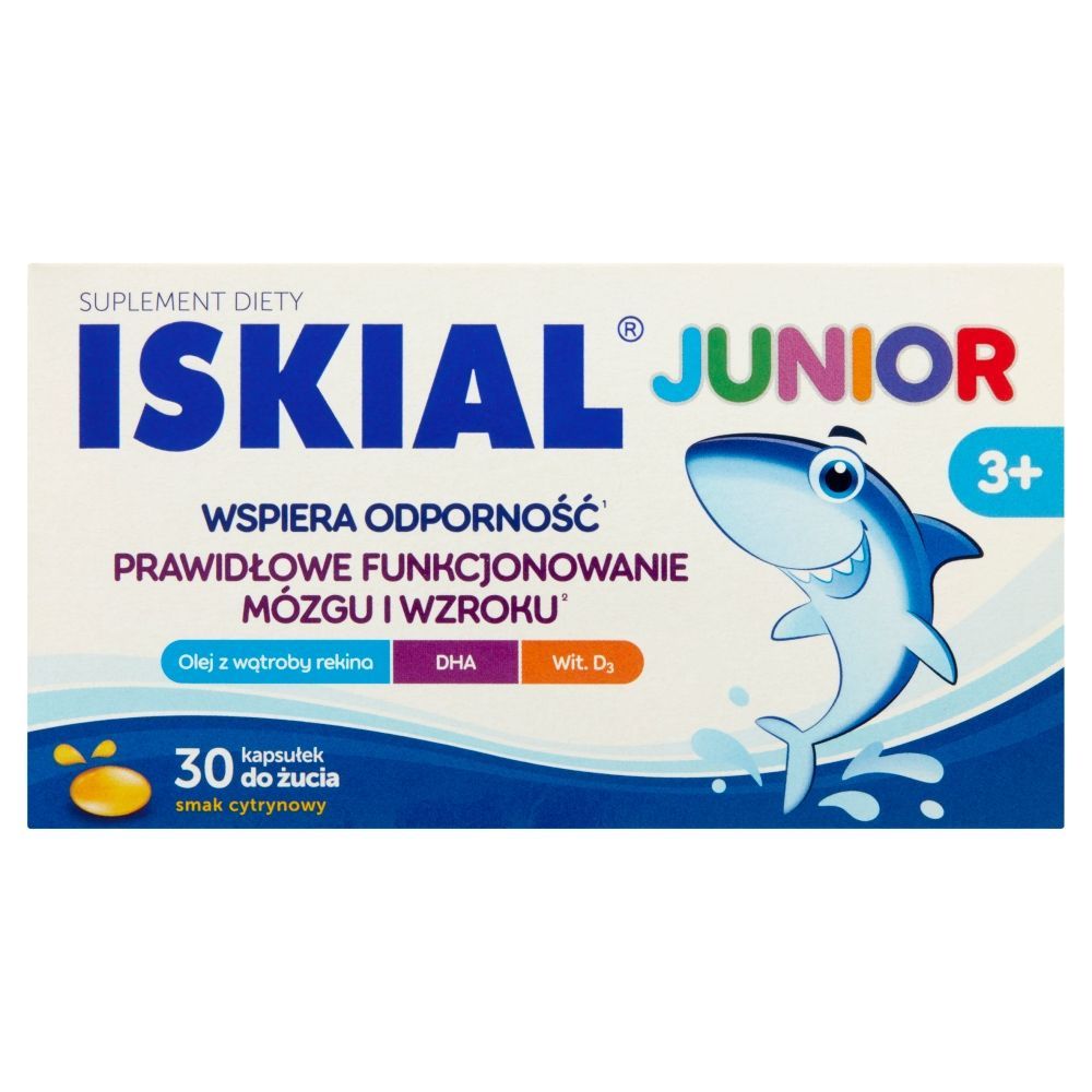 Iskial Junior, kapsułki do żucia, 30 szt.