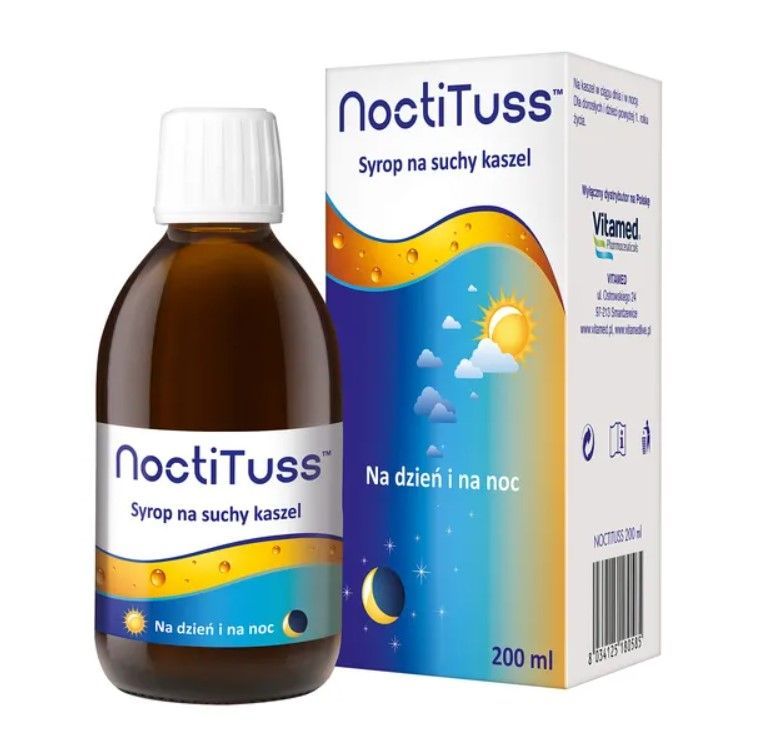 NoctiTuss, syrop, na suchy kaszel, 200 ml