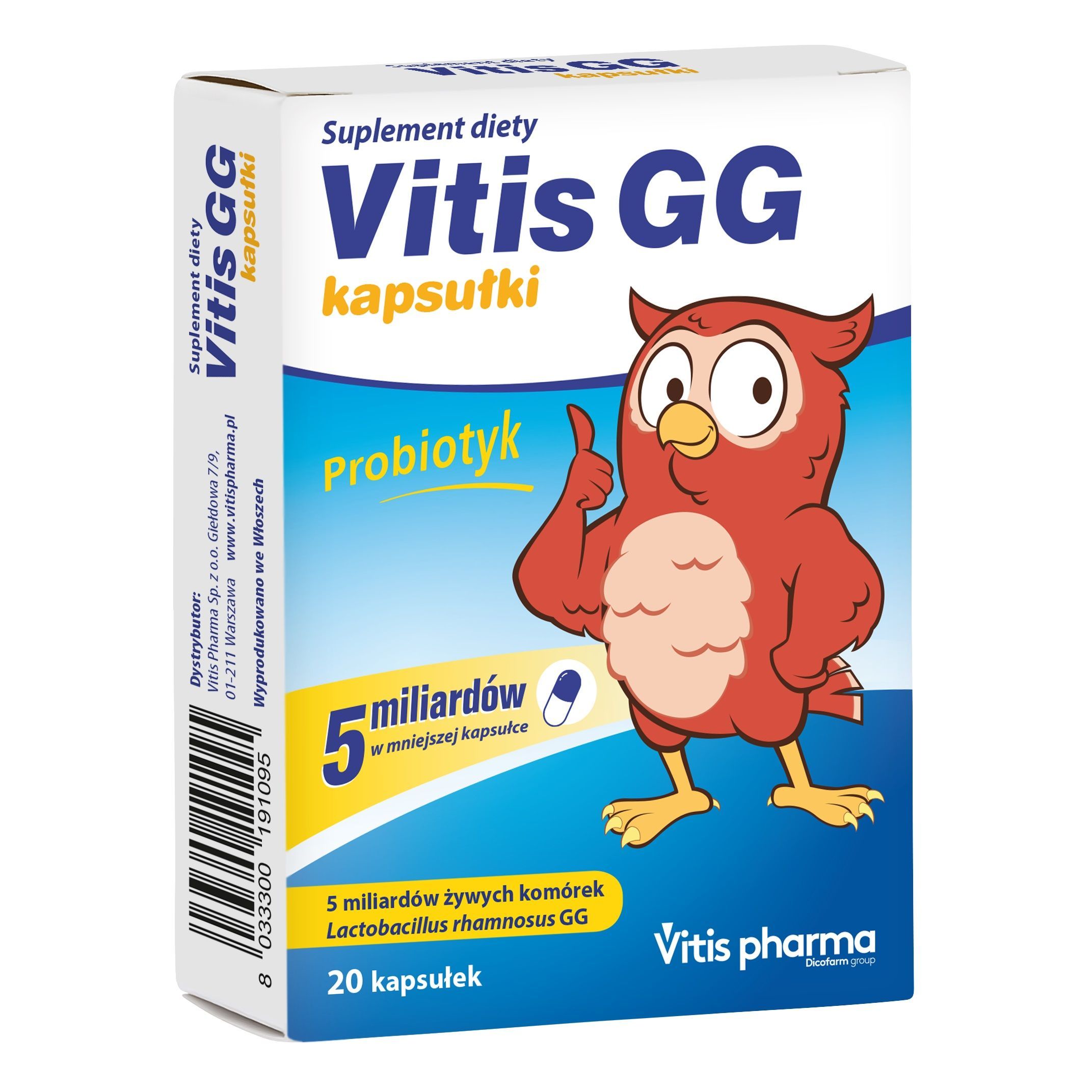 Vitis GG, kapsułki, Nowa Formuła, 20 szt.