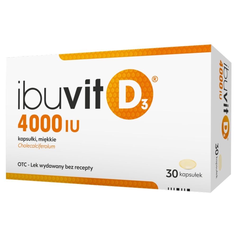Ibuvit D3 4000 IU, kapsułki, miękkie, 30 szt.