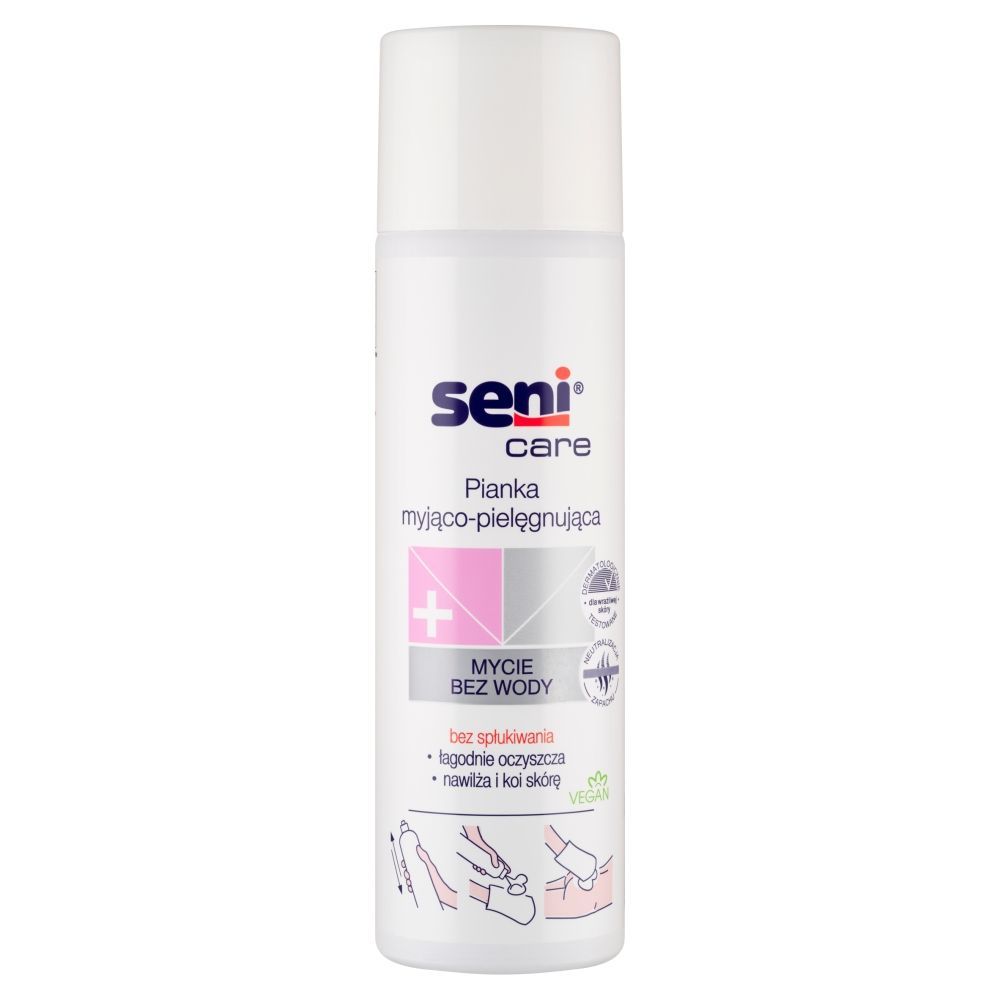 Seni Care, pianka myjąco-pielęgnująca do ciała, 500 ml