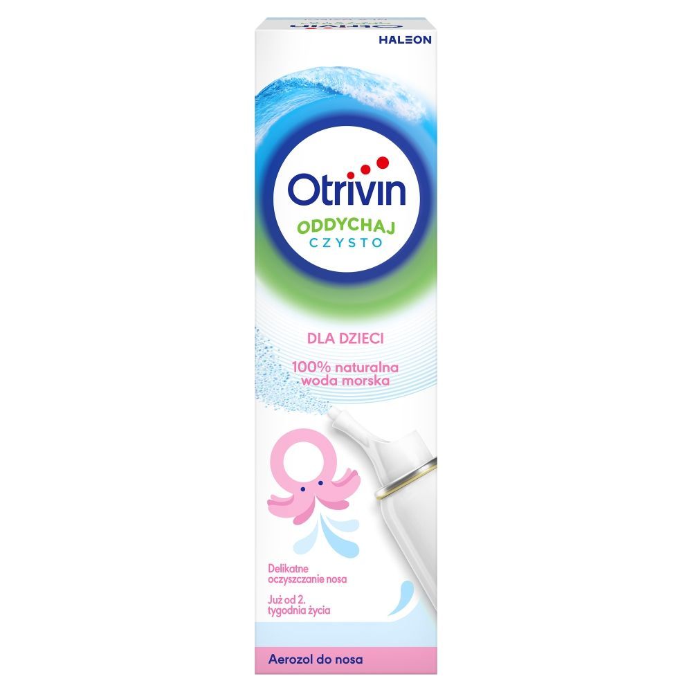Otrivin Oddychaj Czysto dla dzieci, aerozol do nosa, 100 ml
