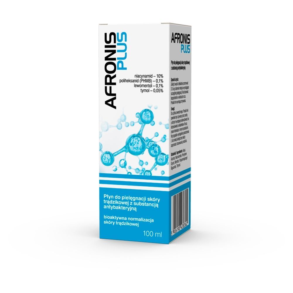Afronis Plus, antybakteryjny płyn do pielęgnacji sk&oacute;ry trądzikowej, 100 g