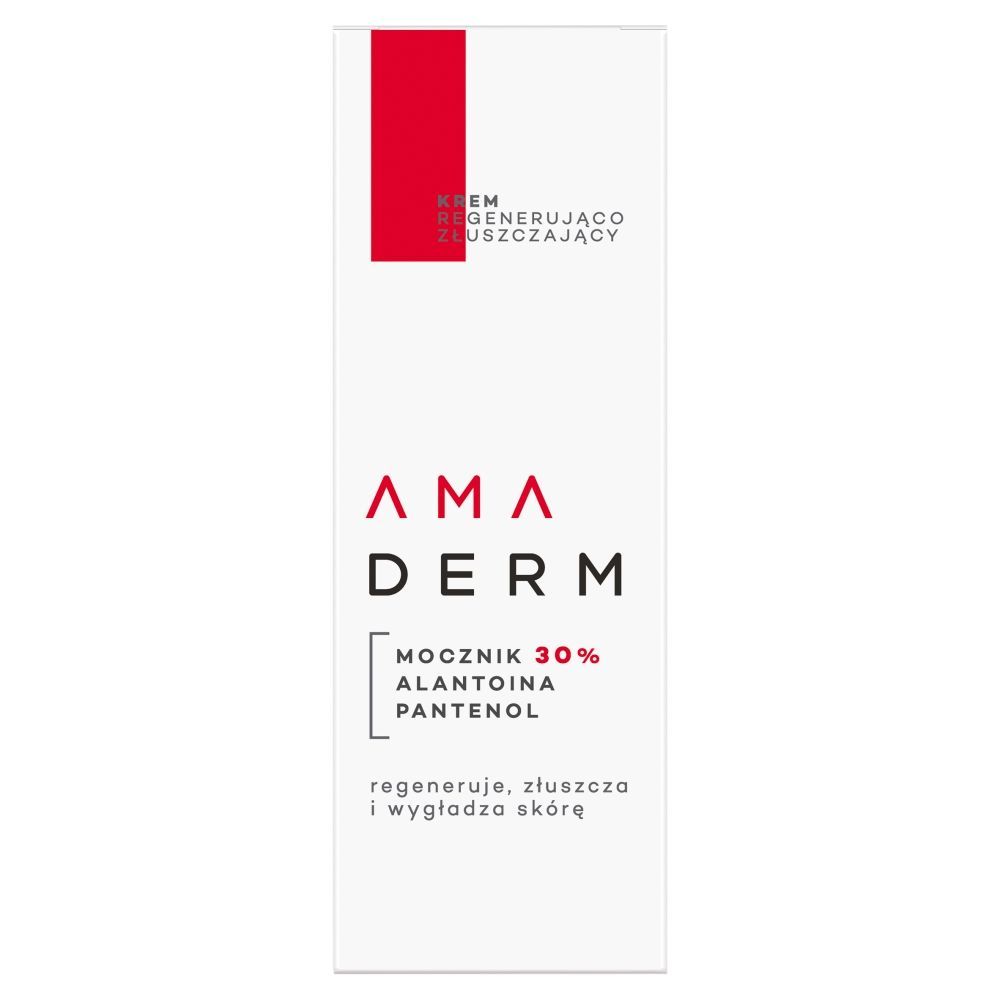 Amaderm, krem regenerująco-złuszczający, urea 30%, 50 ml