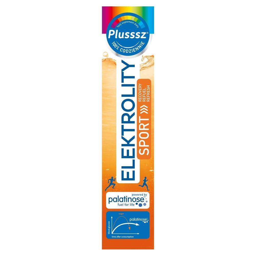 Plusssz Elektrolity Sport 100% Complex, tabletki musujące, 24 szt.