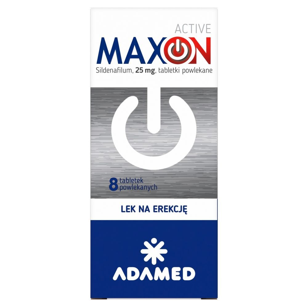 Maxon Active, 25 mg, tabletki powlekane, 8 szt.