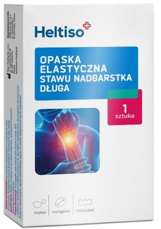 Heltiso opaska elastyczna stawu nadgarstkowego długa, rozmiar S