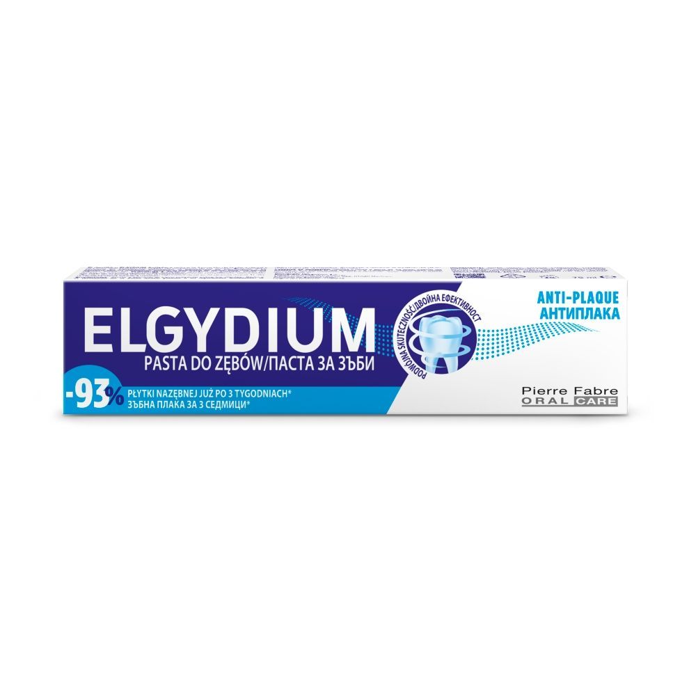 Elgydium Anti Plaque, pasta do zęb&oacute;w, 75 ml