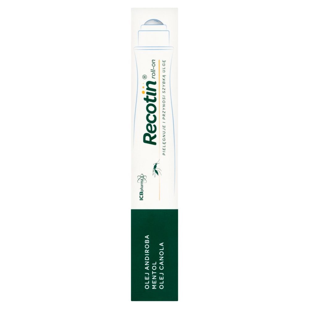 Recotin, roll-on, szybka ulga po ukąszeniu, 15 ml