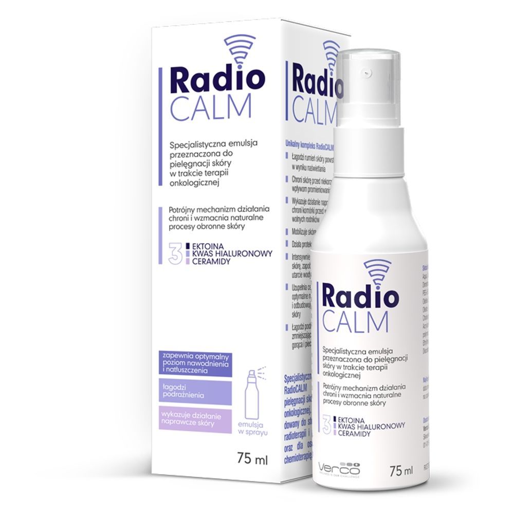 RadioCALM, emulsja dla sk&oacute;ry w trakcie terapii onkologicznej, 75 ml