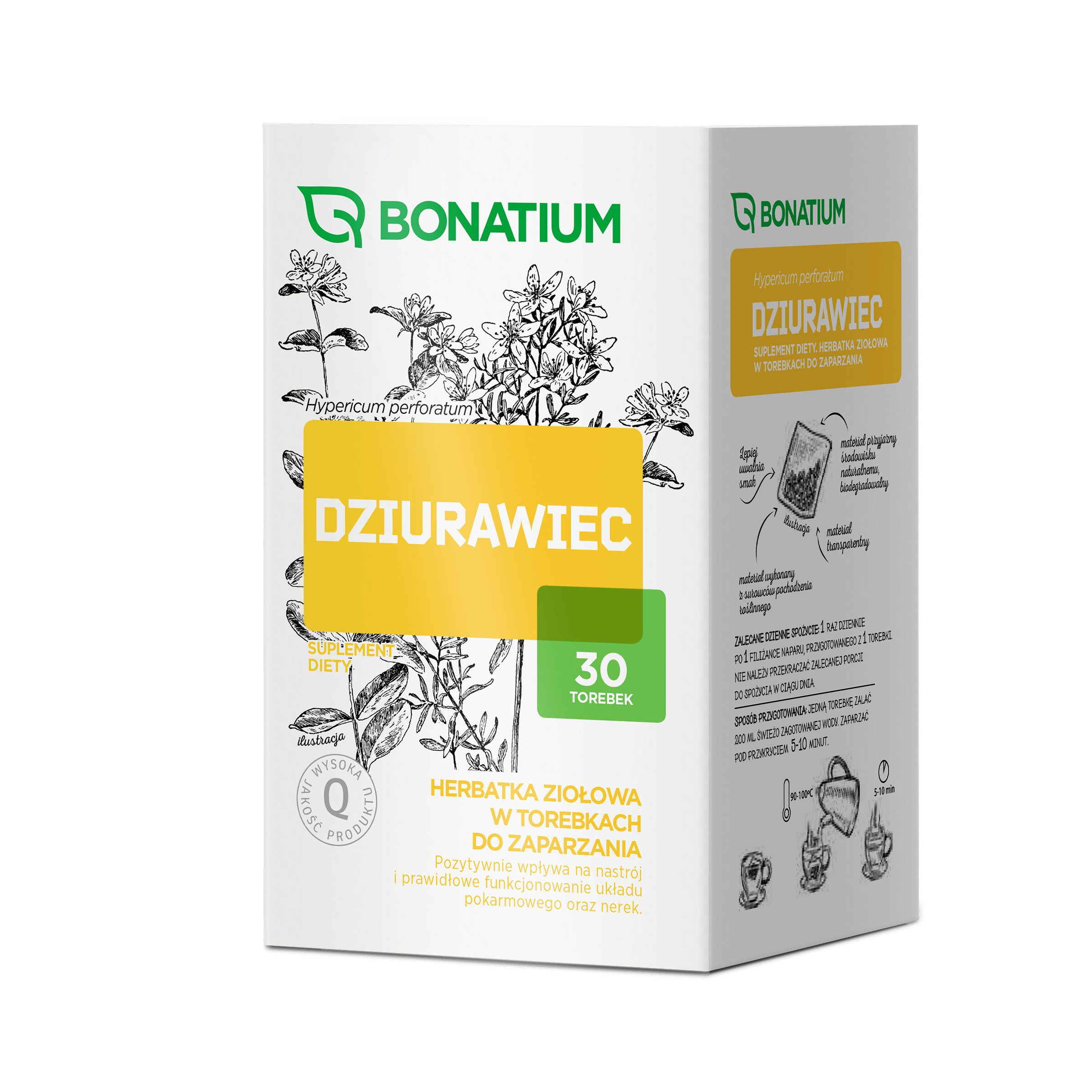 Bonatium Dziurawiec herbatka ziołowa, 30 saszetek