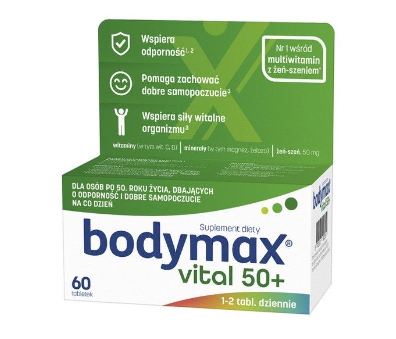 Bodymax Vital 50+, tabletki, 60 szt.