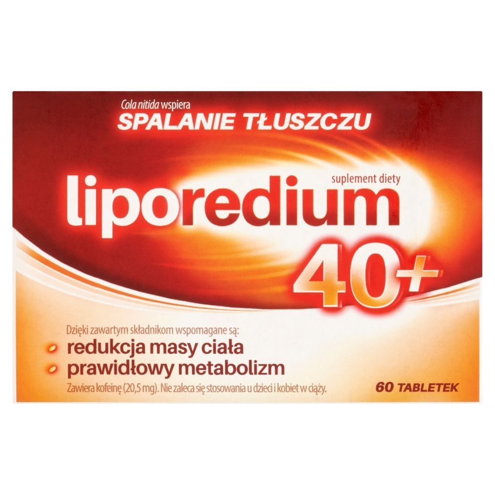 Liporedium 40+, tabletki, 60 szt.