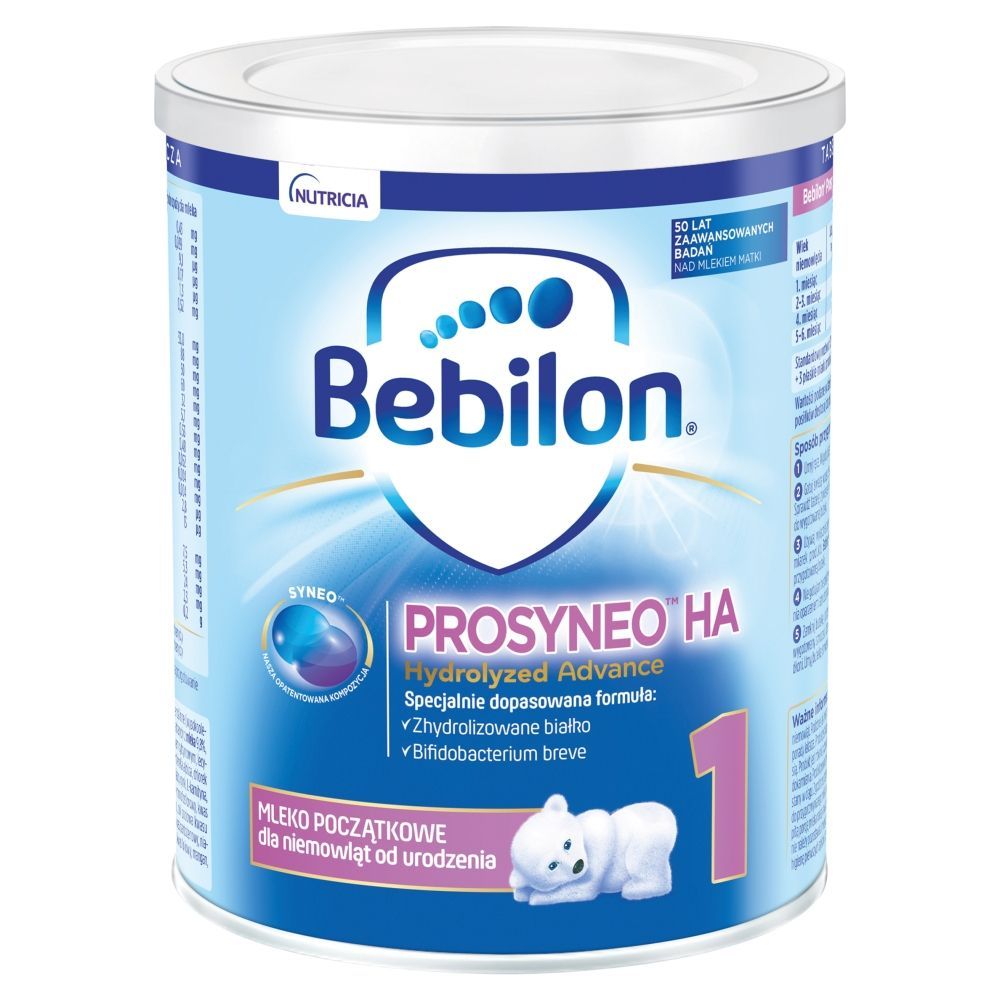 Bebilon Prosyneo HA 1, mleko początkowe dla niemowląt od urodzenia, 400 g