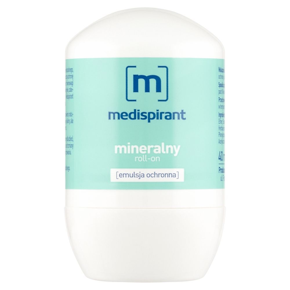Medispirant, mineralny roll-on, emulsja ochronna, 40 ml