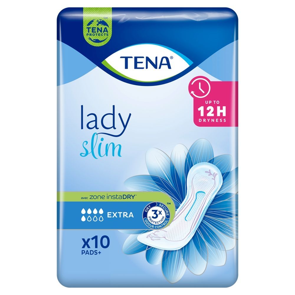 Tena Lady Slim OTC Edition, podpaski na nietrzymanie moczu, Extra, 10 szt.