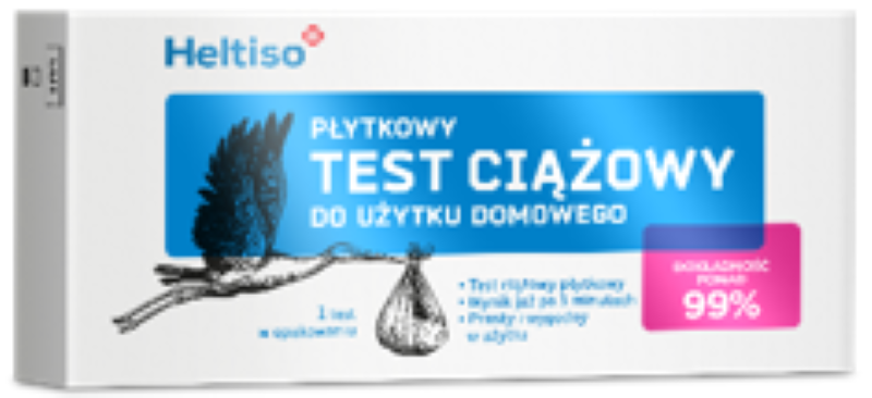 Heltiso test ciążowy płytkowy do użytku domowego